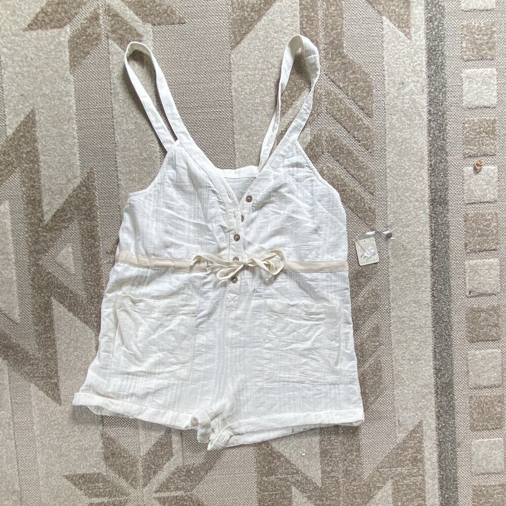 Free People Clean Ivory Romper size L